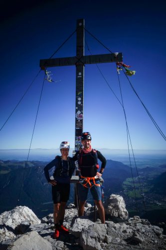Zugspitze - Foto am Gipfel